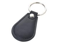Llavero Simil Cuero Negro