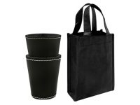 Set de 2 Cachos de PU Negro