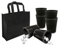 Set de 6 Cachos de PU Negro