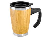 Mug de Bambú con Asa Plástica
